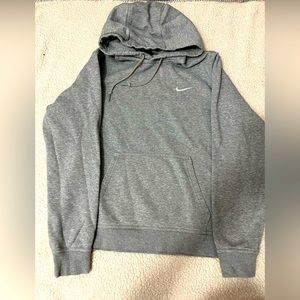 Heathered grey Nike hoodie (M)